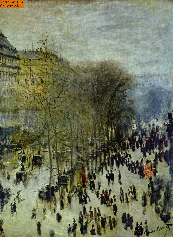 Boulevard des Capucines nach Monet Gemäldeimitation